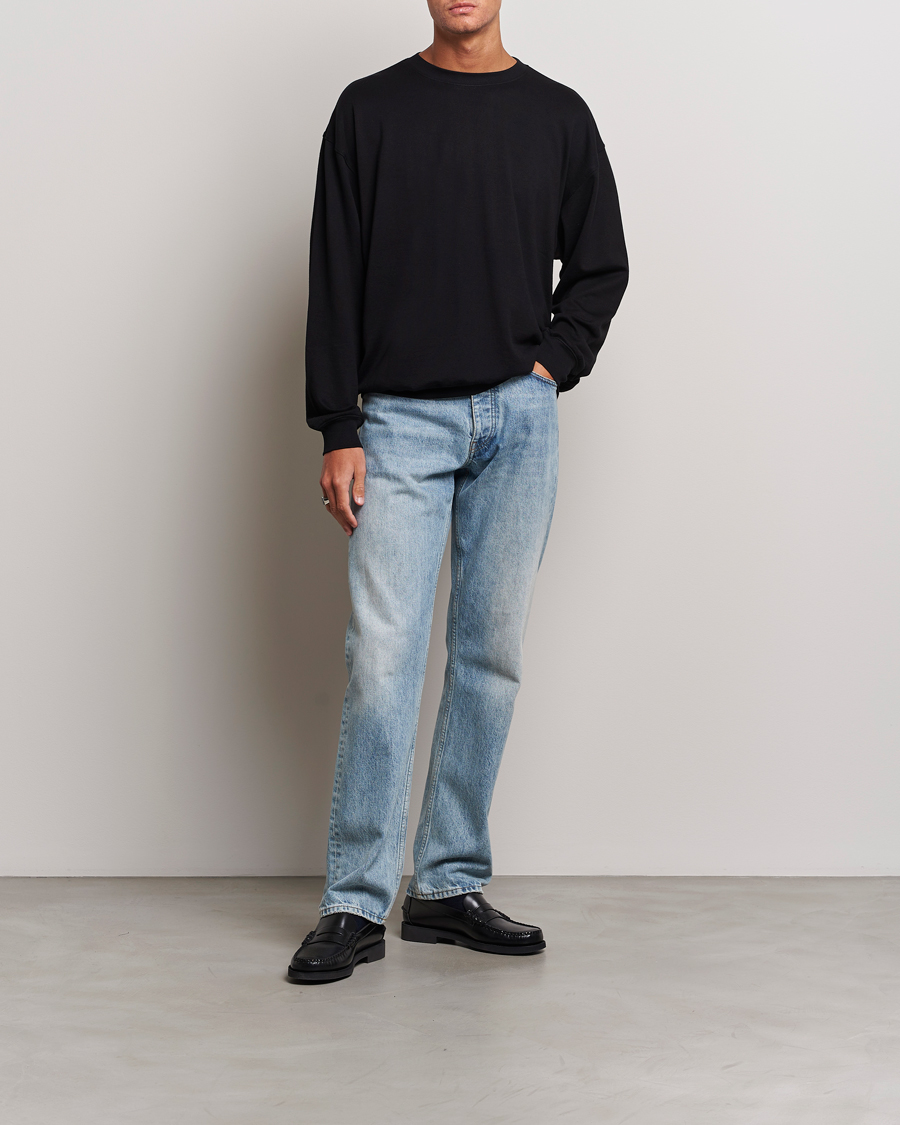 Homme | Pulls Et Tricots | Auralee | High Gauge Sweatshirt Black
