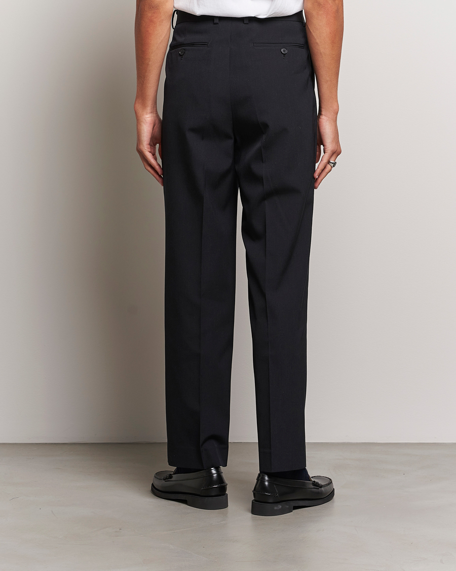 Homme | Pantalons | Auralee | Wool Gabardine Slacks Black
