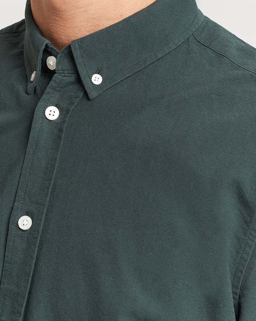 Homme | Chemises | Samsøe Samsøe | Liam Button Down Shirt Darkest Spruce
