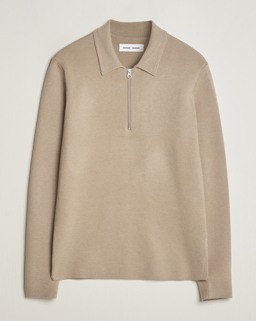Homme | Pulls Et Tricots | Samsøe Samsøe | Guna Half Zip Pure Cashmere