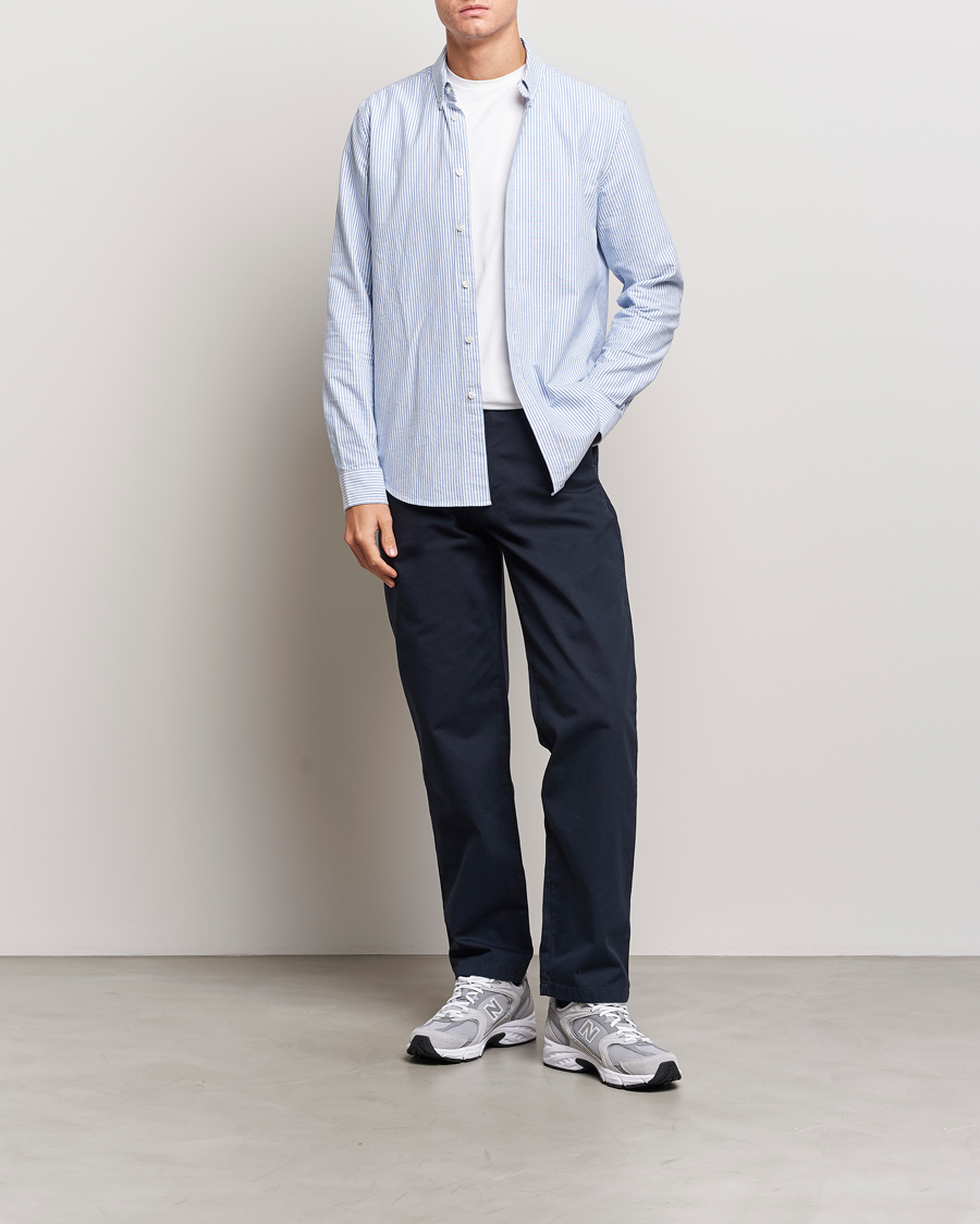 Homme | Pantalons | Samsøe Samsøe | Johnny Cotton Trousers Salute Navy
