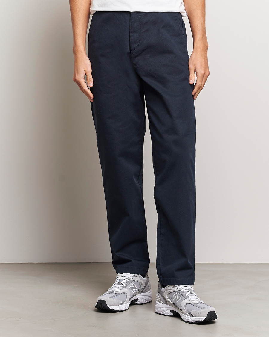 Homme | Samsøe Samsøe | Samsøe Samsøe | Johnny Cotton Trousers Salute Navy