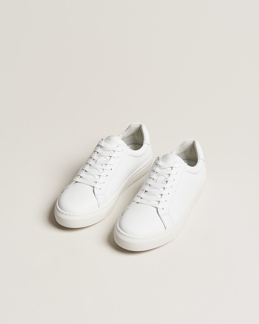 Homme | Baskets | Samsøe Samsøe | Saharry Leather Sneakers White