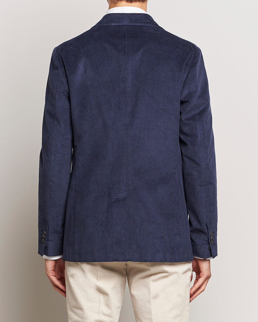 Homme | Blazers | Incotex | Montedoro Unconstructed Corduroy Blazer Navy