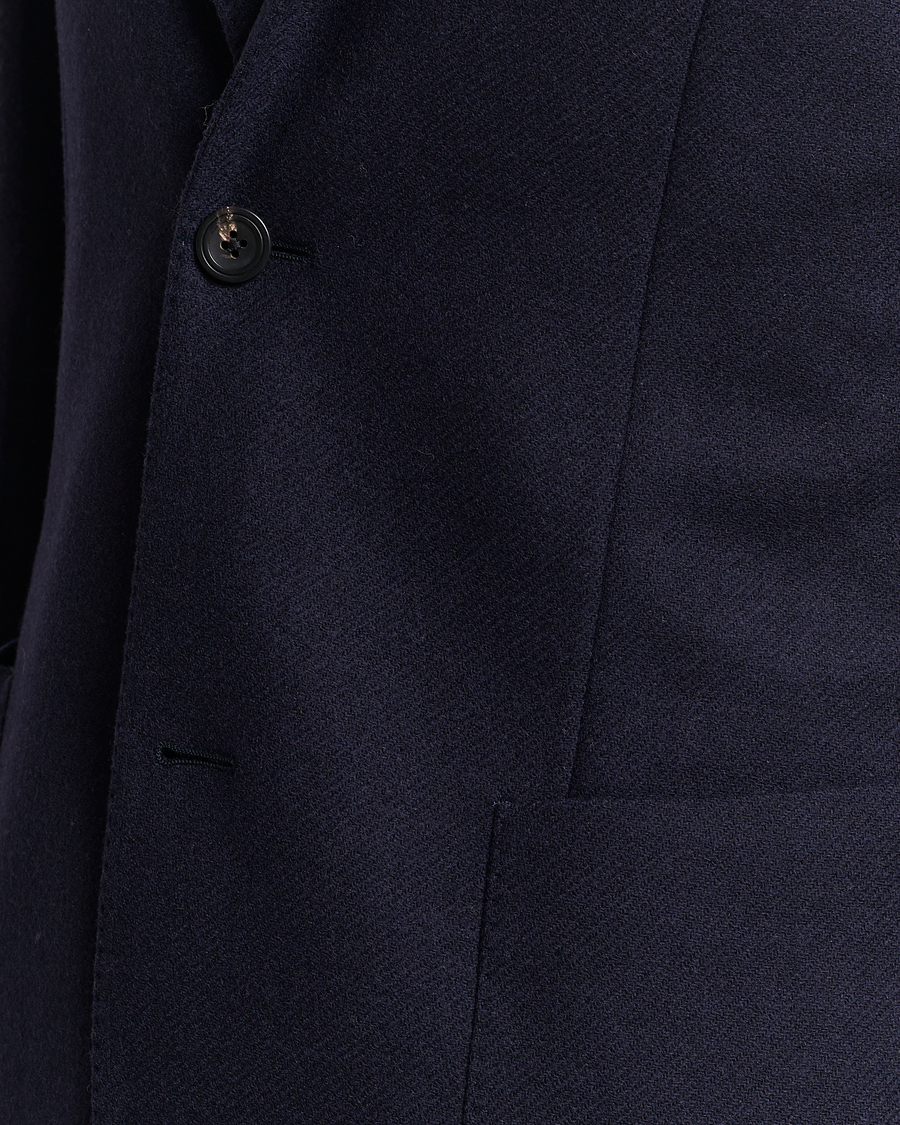 Homme | Blazers | Incotex | Montedoro Unconstructed Wool/Cashmere Blazer Navy