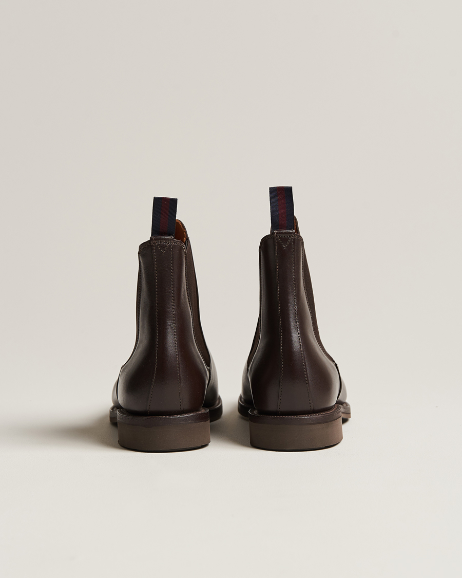 Homme | Sanders Liam Chelsea Boot Dark Brown Calf | Sanders | Liam Chelsea Boot Dark Brown Calf