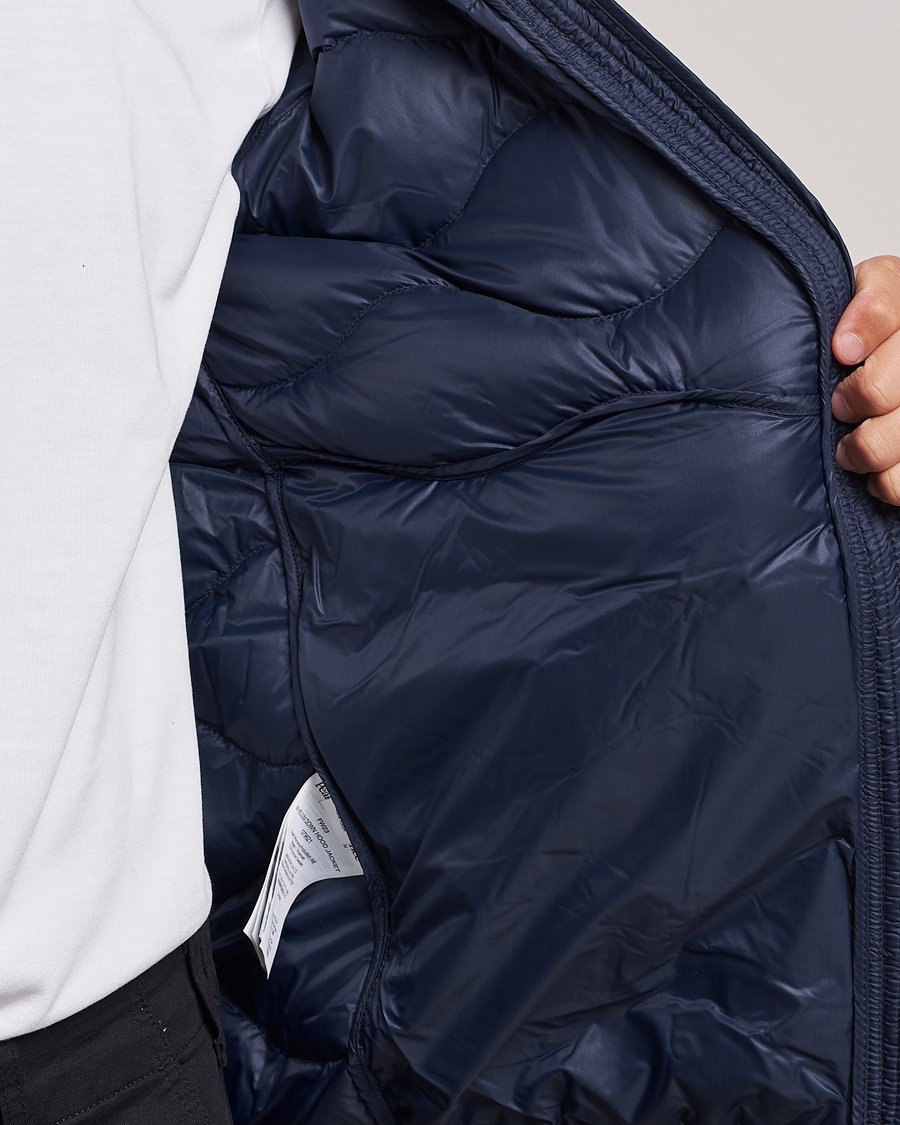 Homme | Manteaux Et Vestes | Peak Performance | Helium Down Hooded Jacket Blue Shadow