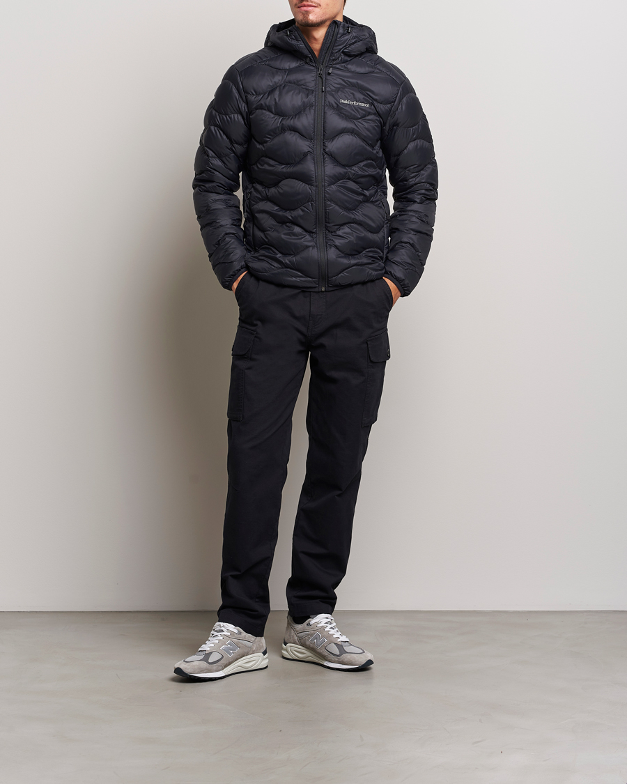 Homme | Manteaux Et Vestes | Peak Performance | Helium Down Hooded Jacket Black