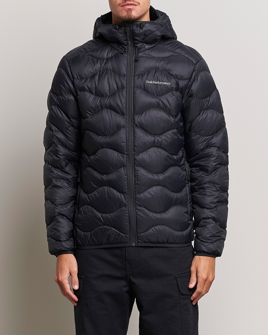 Homme | Manteaux Et Vestes | Peak Performance | Helium Down Hooded Jacket Black