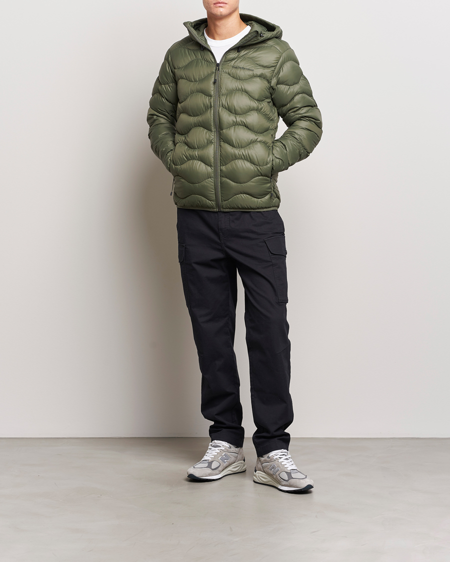 Homme | Manteaux Et Vestes | Peak Performance | Helium Down Hooded Jacket Pine Needle