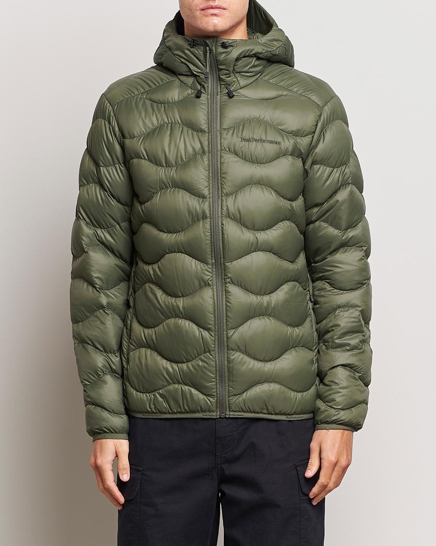 Homme | Manteaux Et Vestes | Peak Performance | Helium Down Hooded Jacket Pine Needle