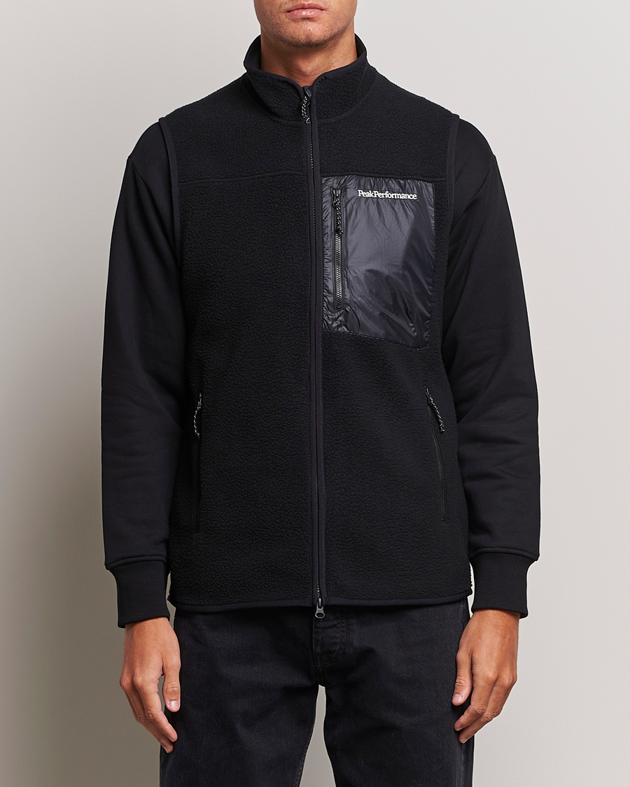 Homme | Peak Performance Pile Vest Black | Peak Performance | Pile Vest Black