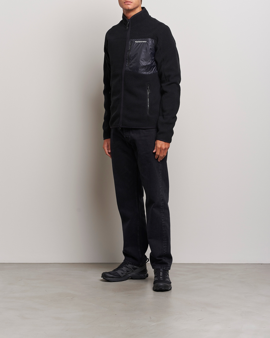Homme | Pulls Et Tricots | Peak Performance | Pile Full Zip Black