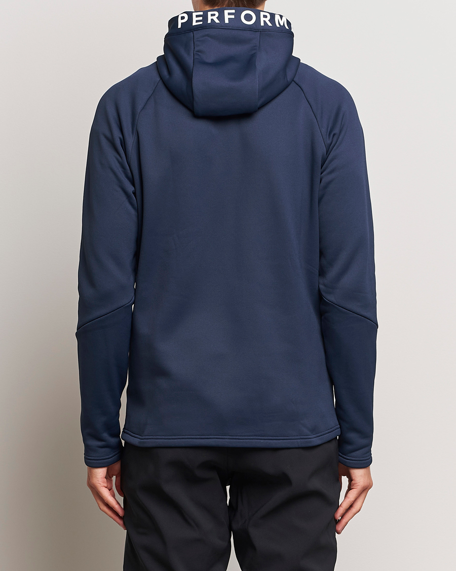 Homme | Pulls Et Tricots | Peak Performance | Rider Hooded Full Zip Blue Shadow