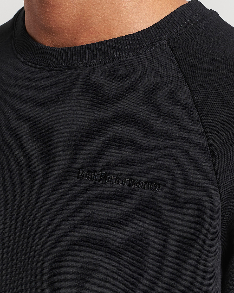 Homme | Pulls Et Tricots | Peak Performance | Original Logo Crew Neck Sweatshirt Black