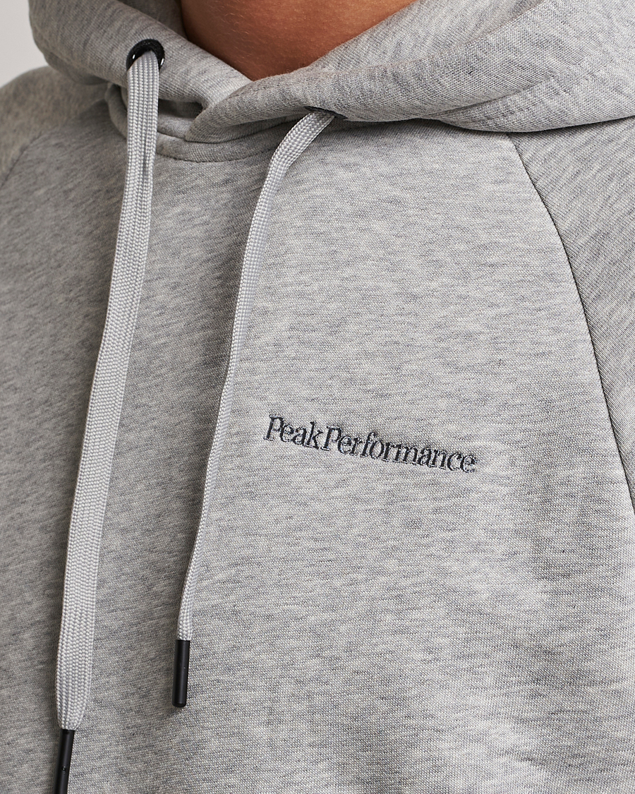 Homme | Pulls Et Tricots | Peak Performance | Original Logo Hoodie Grey Melange