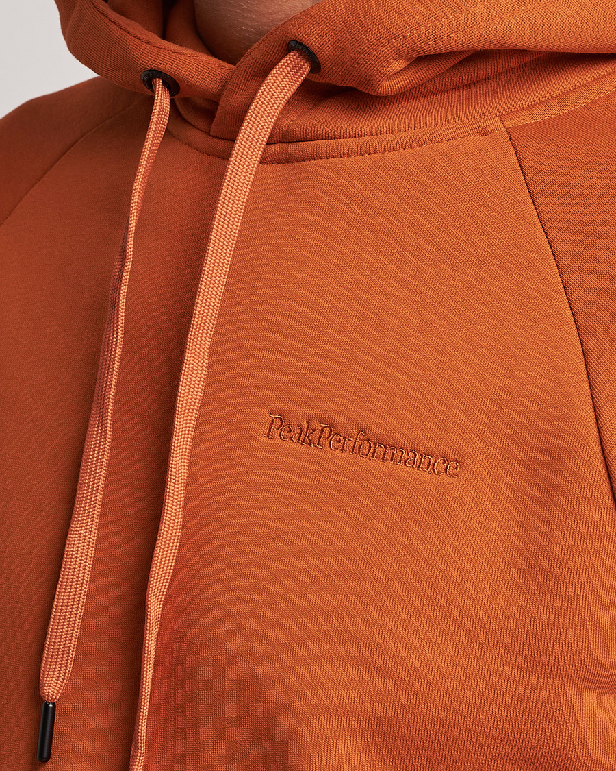 Homme | Pulls Et Tricots | Peak Performance | Original Logo Hoodie Gold Flame