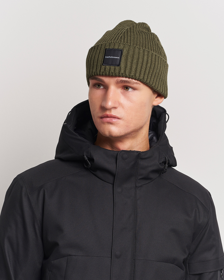 Homme | Peak Performance Cornice Ribbed Hat Pine Needle | Peak Performance | Cornice Ribbed Hat Pine Needle