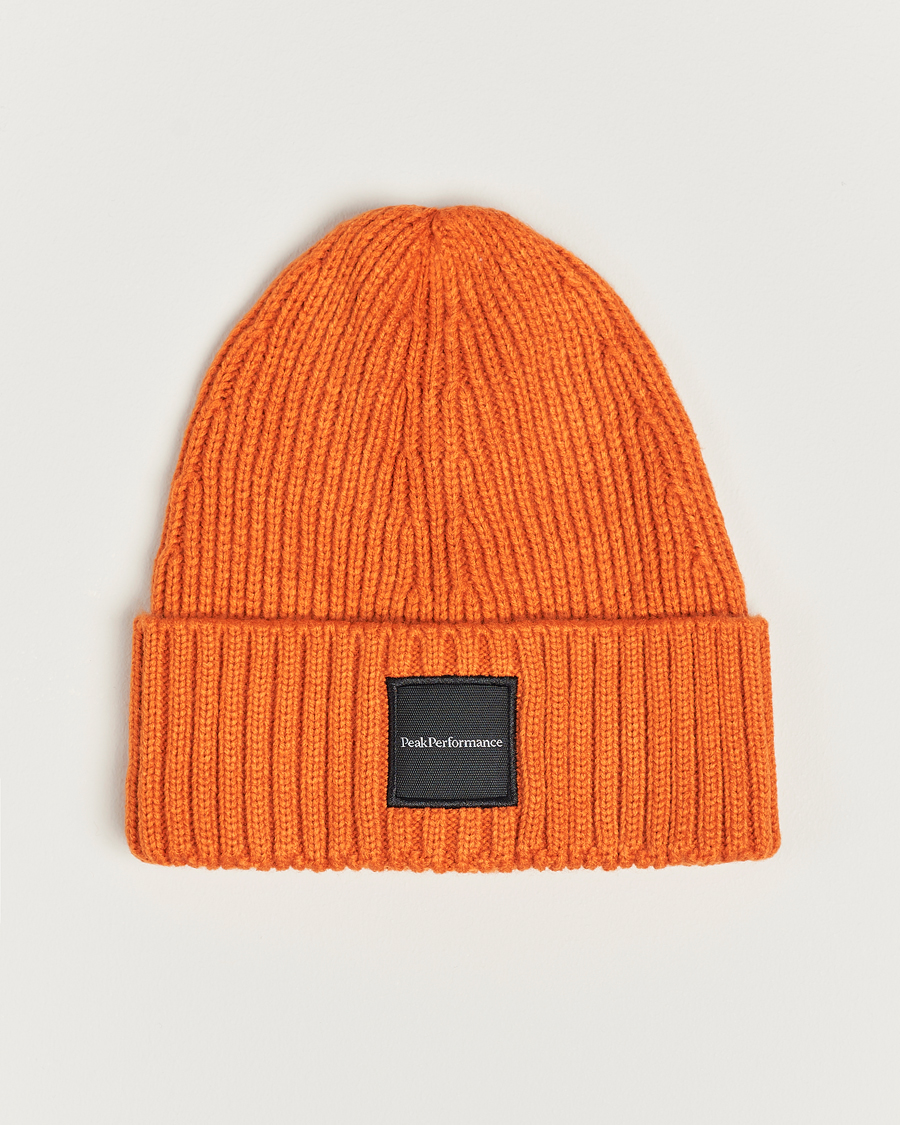 Homme | Peak Performance Cornice Ribbed Hat Gold Flame | Peak Performance | Cornice Ribbed Hat Gold Flame
