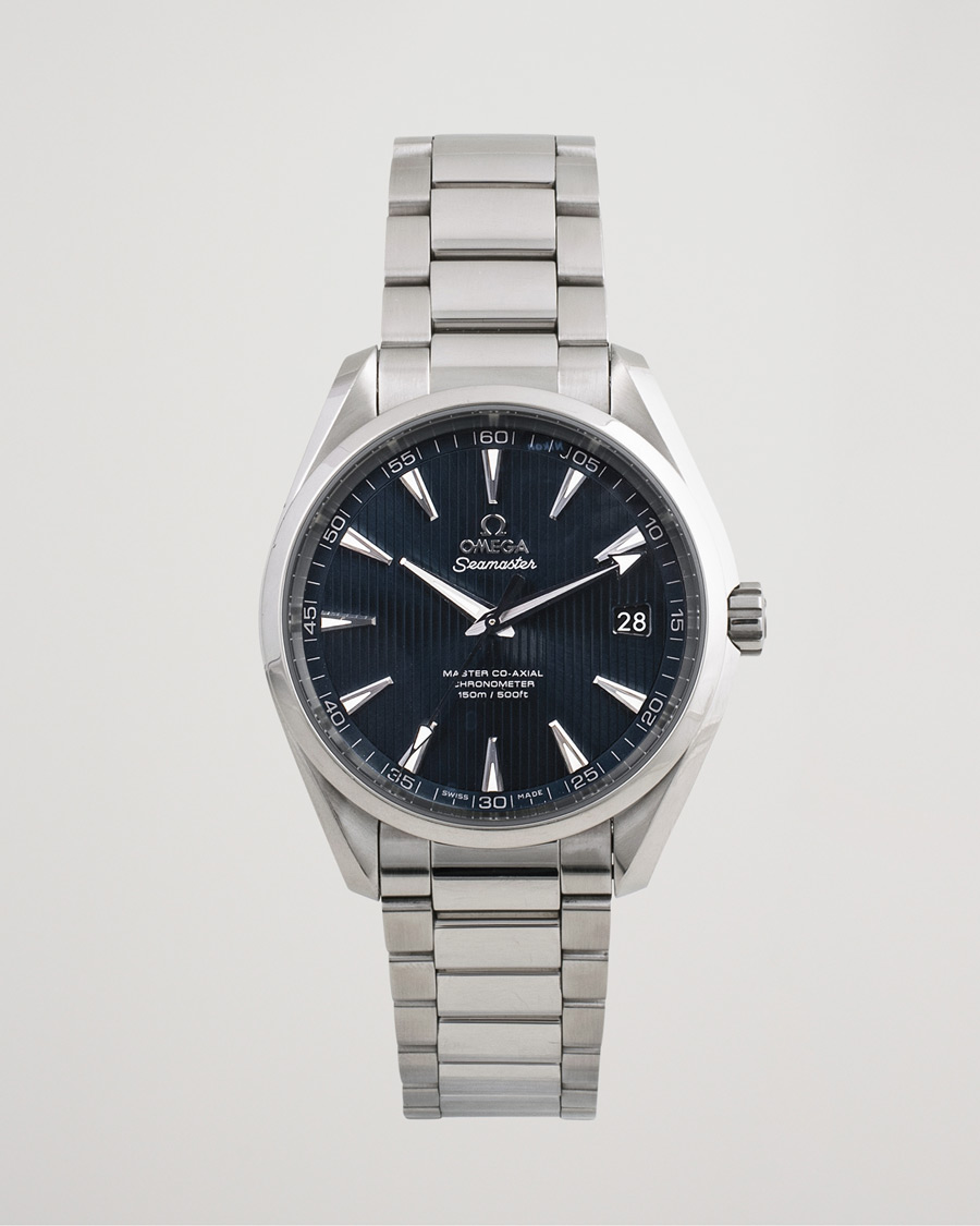 Homme | Omega Pre-Owned Seamaster Aqua Terra 231.10.42.21.03.003 Steel Blue | Omega Pre-Owned | Seamaster Aqua Terra 231.10.42.21.03.003 Steel Blue