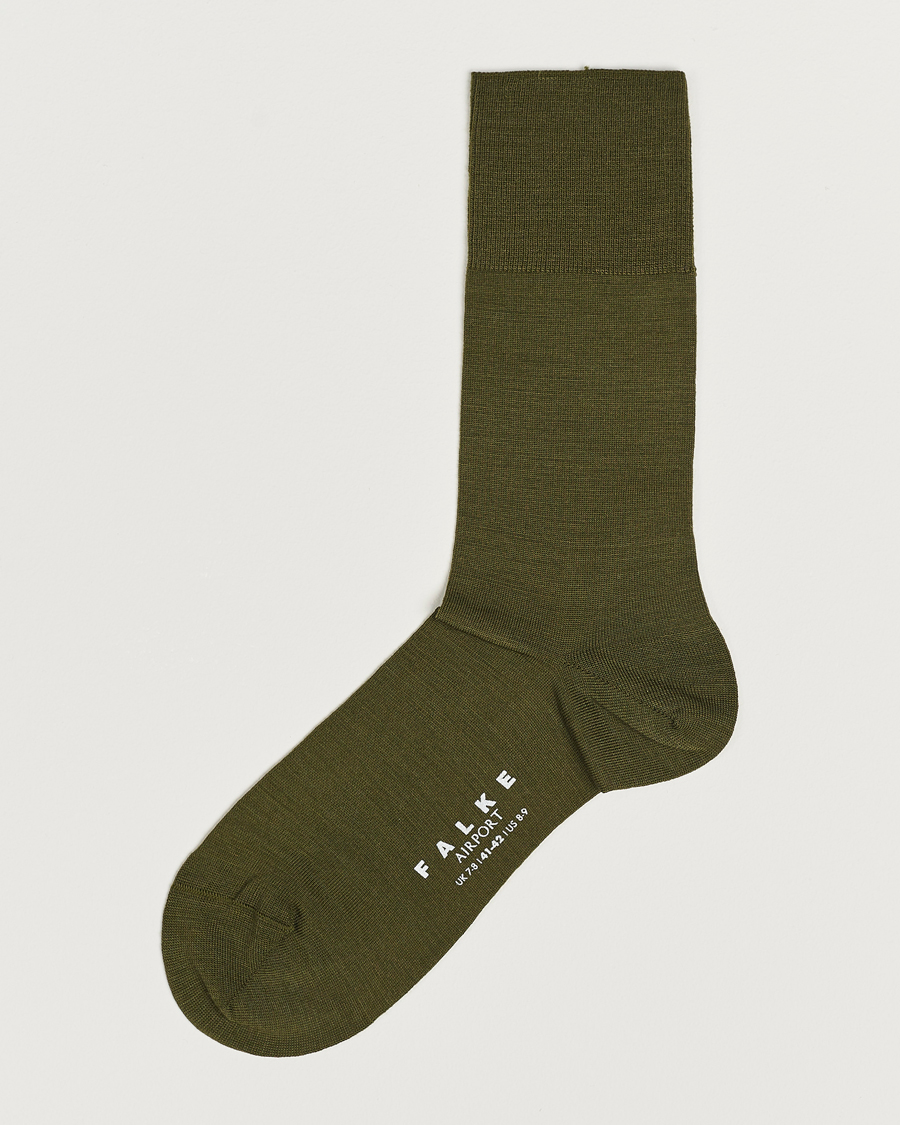 Homme | Sous-Vêtements Et Chaussettes | Falke | Airport Socks Artichoke Green