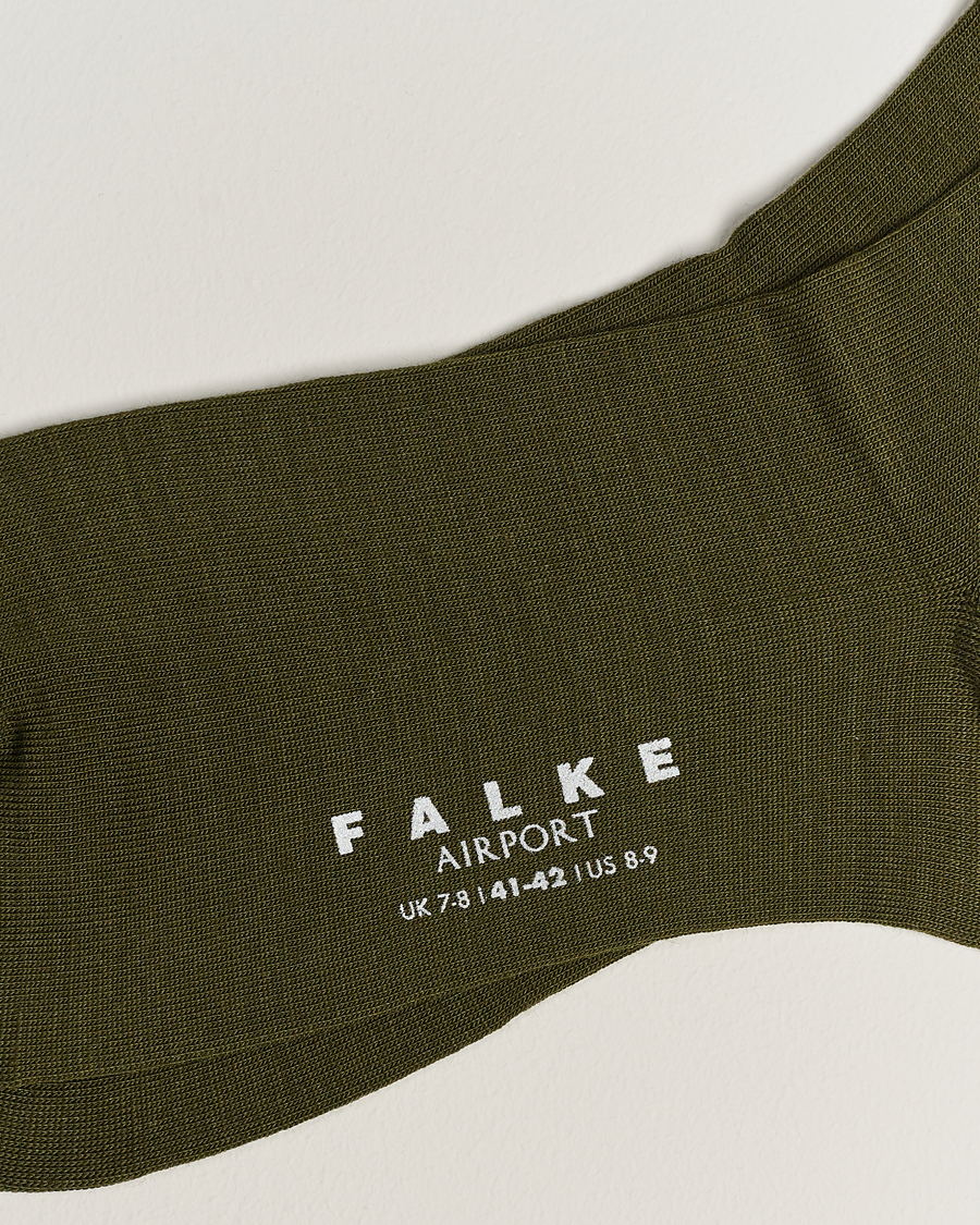 Homme | Sous-Vêtements Et Chaussettes | Falke | Airport Socks Artichoke Green