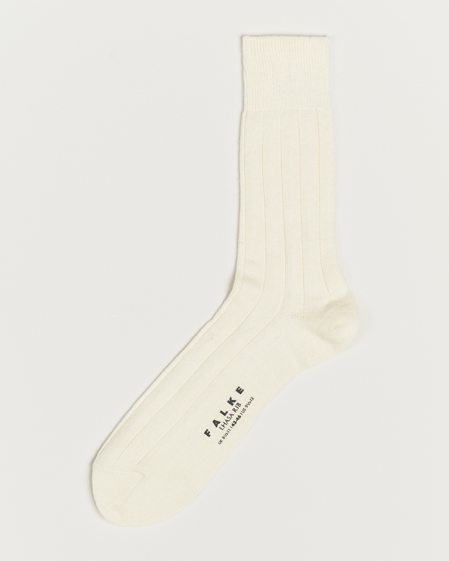 Homme | Sous-Vêtements Et Chaussettes | Falke | Lhasa Cashmere Socks Pearl White