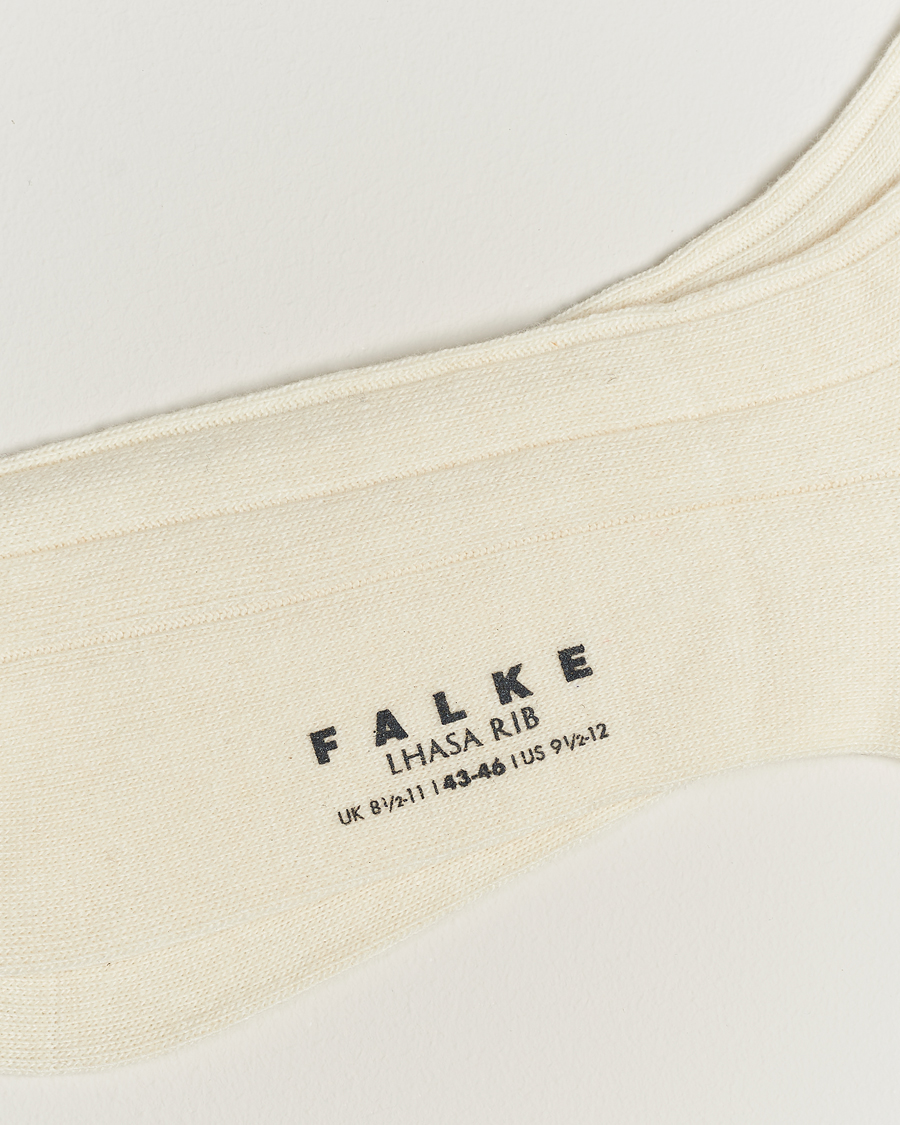 Homme | Sous-Vêtements Et Chaussettes | Falke | Lhasa Cashmere Socks Pearl White