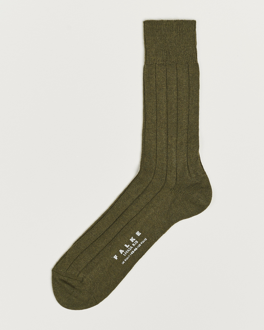 Homme | Sous-Vêtements Et Chaussettes | Falke | Lhasa Cashmere Socks Artichoke Green