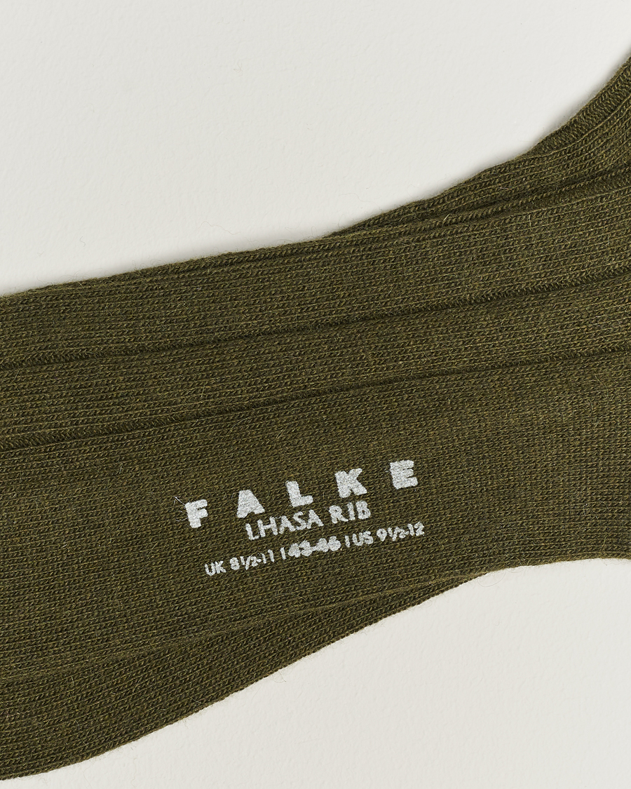 Homme | Sous-Vêtements Et Chaussettes | Falke | Lhasa Cashmere Socks Artichoke Green