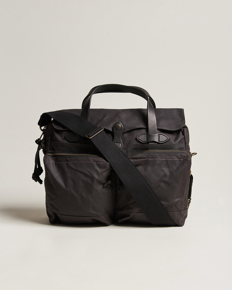 Homme | Filson 24-Hour Tin Briefcase Cinder | Filson | 24-Hour Tin Briefcase Cinder