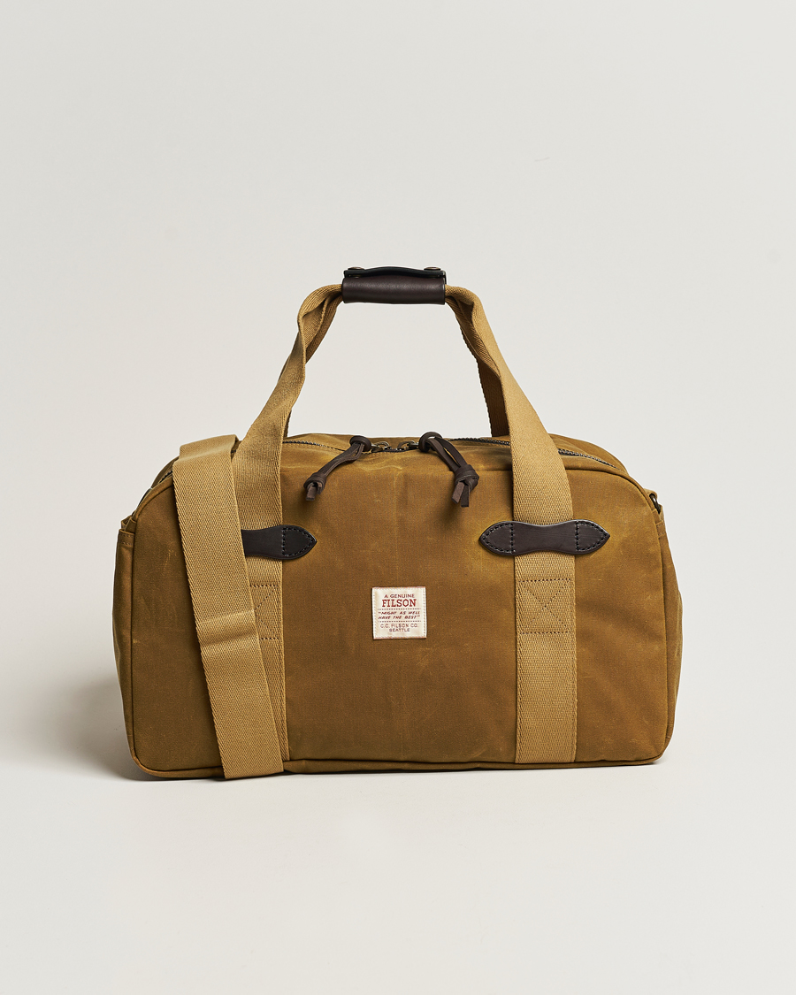 Homme | Filson Tin Cloth Small Duffle Bag Dark Tan | Filson | Tin Cloth Small Duffle Bag Dark Tan