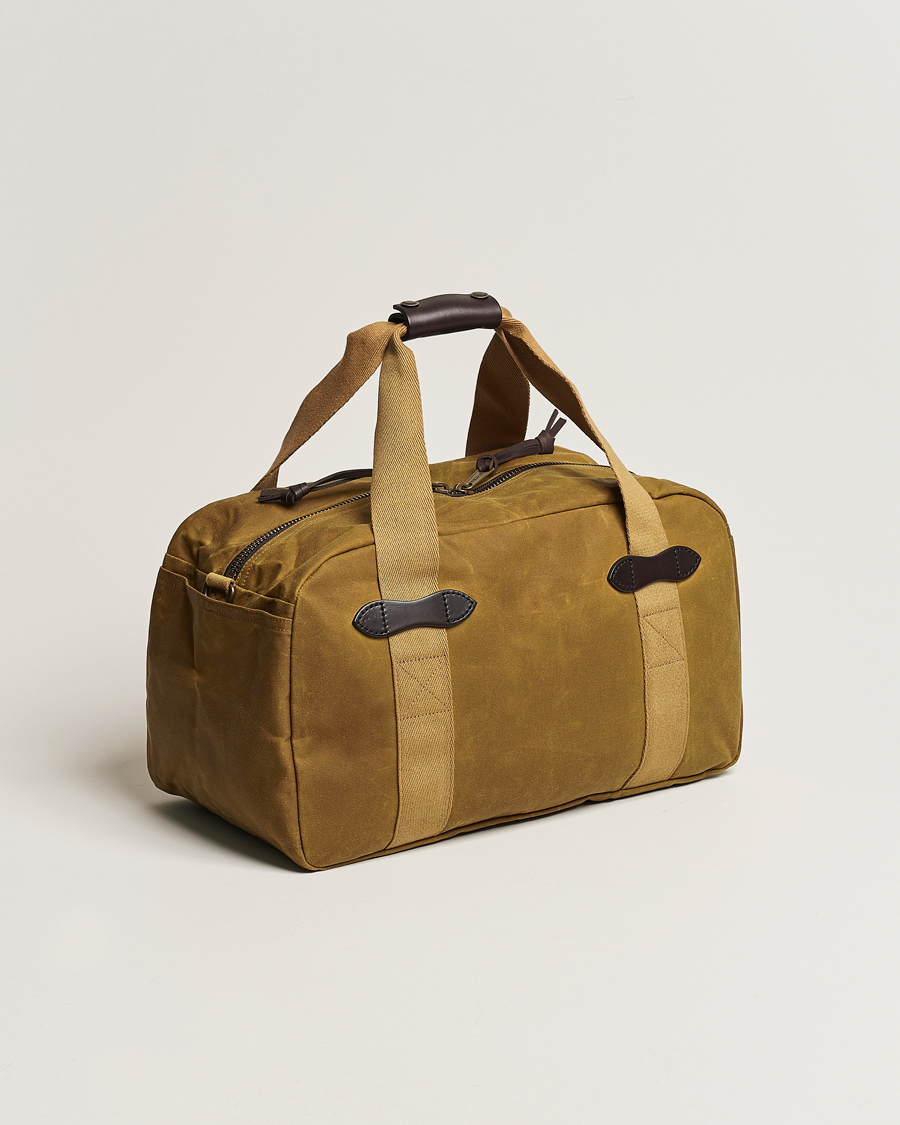 Homme | Filson Tin Cloth Small Duffle Bag Dark Tan | Filson | Tin Cloth Small Duffle Bag Dark Tan
