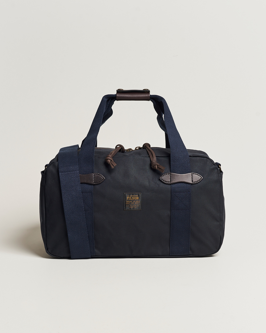 Homme | Filson Tin Cloth Small Duffle Bag Navy | Filson | Tin Cloth Small Duffle Bag Navy