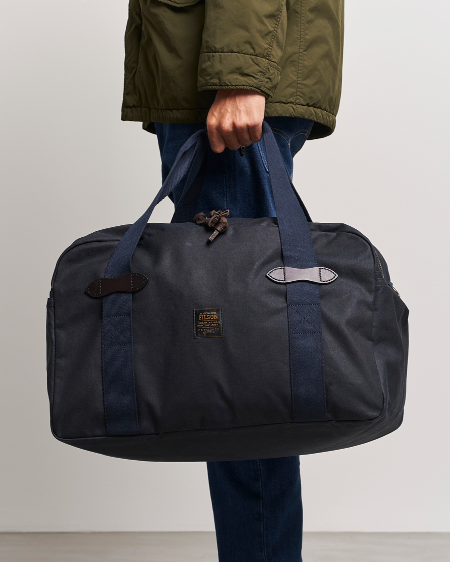 Homme | Filson Tin Cloth Medium Duffle Bag Navy | Filson | Tin Cloth Medium Duffle Bag Navy