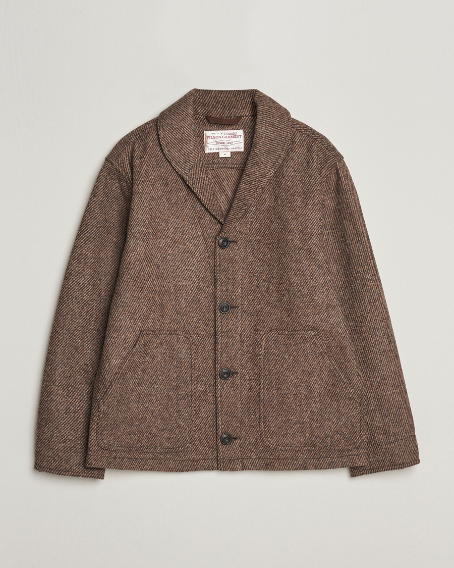 Homme | Manteaux Et Vestes | Filson | Decatur Island Wool Jacket Natural Brown