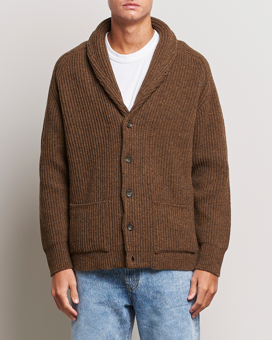 Homme | Pulls Et Tricots | Filson | Bristol Wool Cardigan Brown Heather