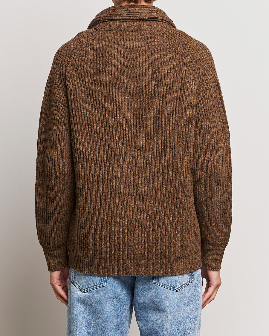 Homme | Pulls Et Tricots | Filson | Bristol Wool Cardigan Brown Heather