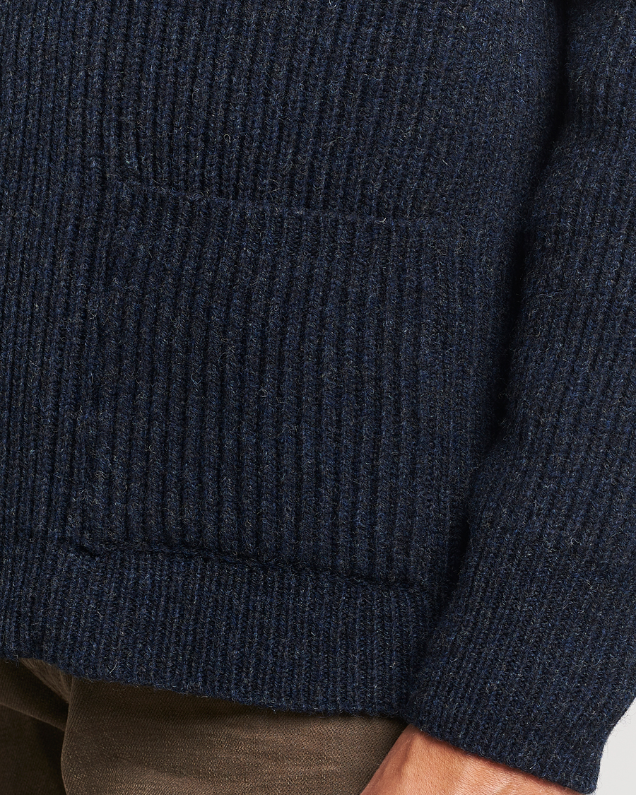 Homme | Pulls Et Tricots | Filson | Bristol Wool Cardigan Dark Navy Heather