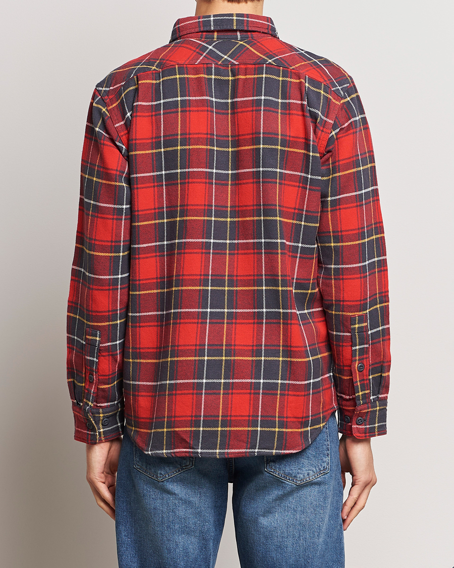 Homme | Chemises | Filson | Vintage Flannel Work Shirt Red Charcoal Plaid