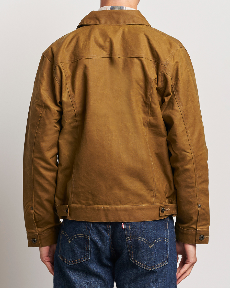 Homme | Manteaux Et Vestes | Filson | Short Lined Tin Cloth Cruiser Dark Tan