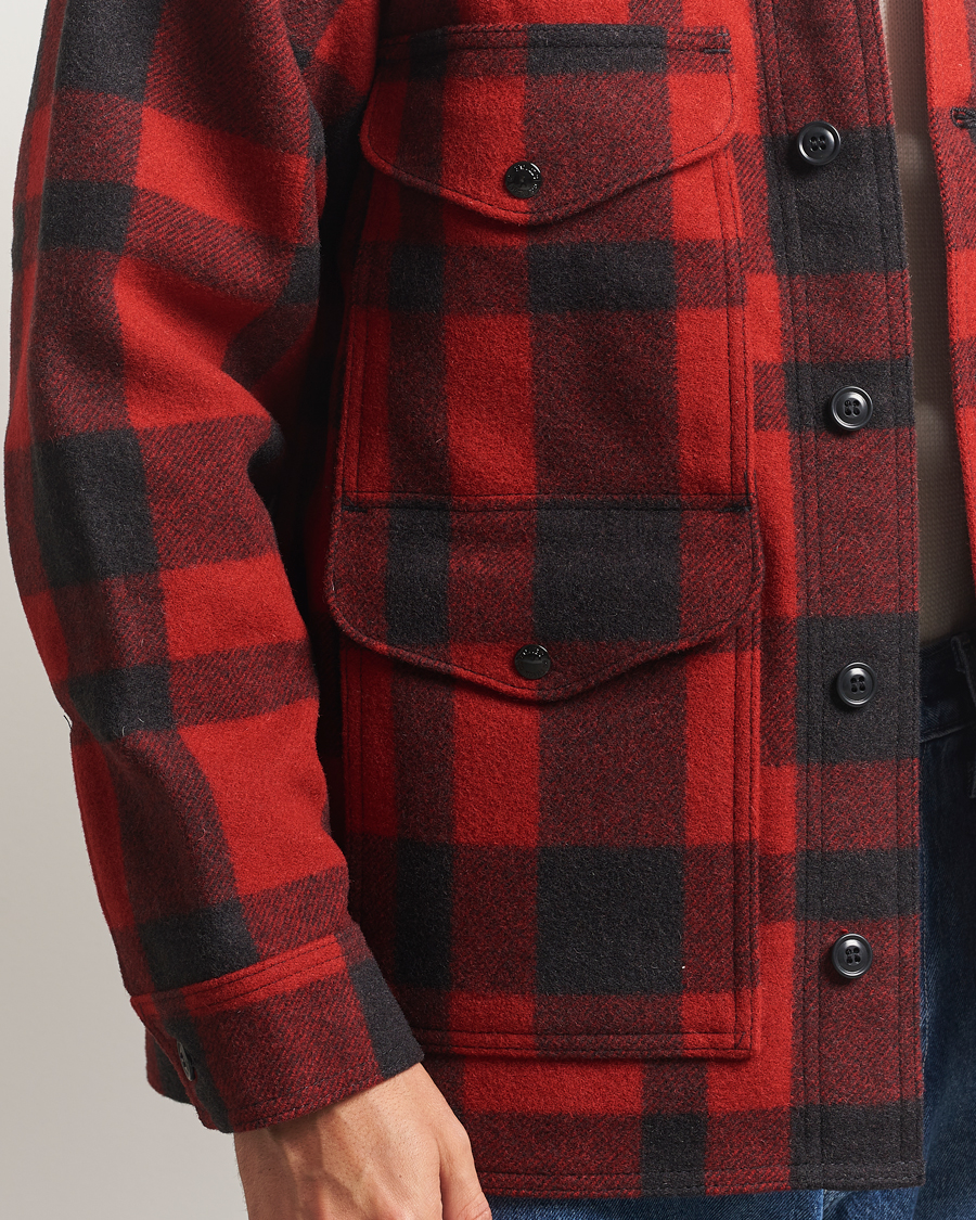 Homme | Manteaux Et Vestes | Filson | Mackinaw Wool Cruiser Brick Red