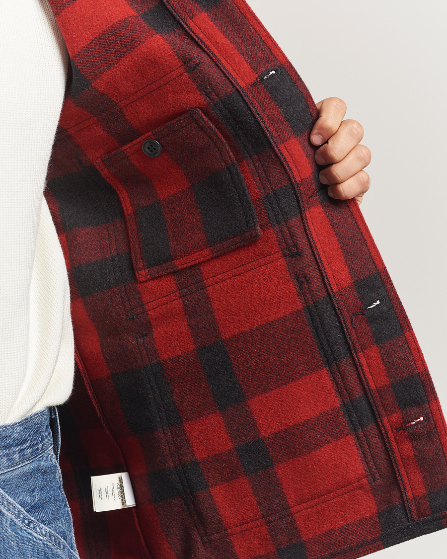 Homme | Manteaux Et Vestes | Filson | Mackinaw Wool Cruiser Brick Red