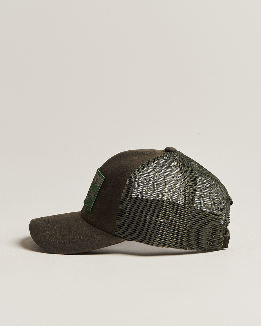 Homme | Filson Logger Mesh Cap Otter Green | Filson | Logger Mesh Cap Otter Green