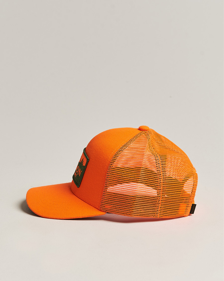 Homme | Filson Logger Mesh Cap Blaze Orange | Filson | Logger Mesh Cap Blaze Orange