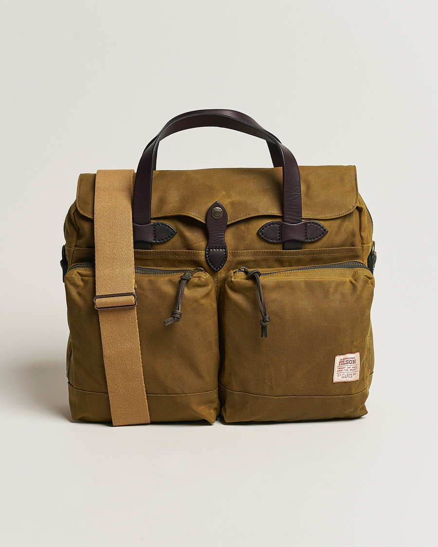 Homme | Filson 24-Hour Tin Briefcase Dark Tan | Filson | 24-Hour Tin Briefcase Dark Tan