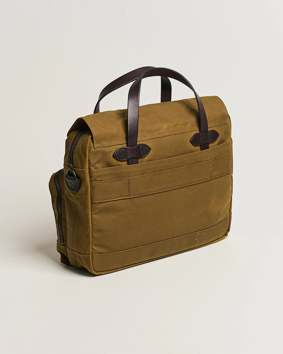 Homme | Sections | Filson | 24-Hour Tin Briefcase Dark Tan