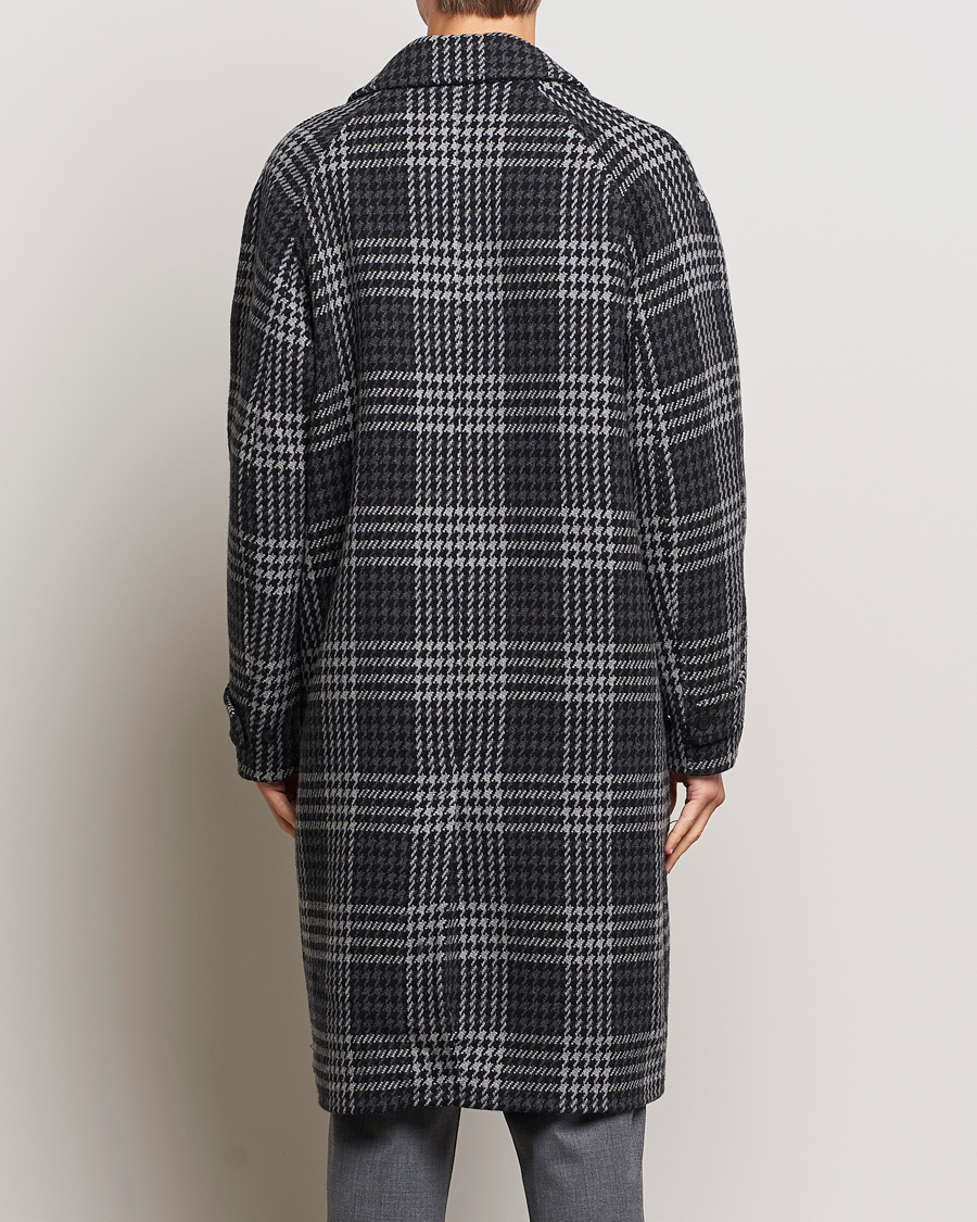 Homme | Manteaux Et Vestes | Samsøe Samsøe | Samsøe & Samsøe Stefano Checked Coat Black