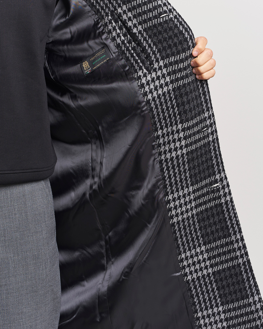 Homme | Manteaux Et Vestes | Samsøe Samsøe | Samsøe & Samsøe Stefano Checked Coat Black