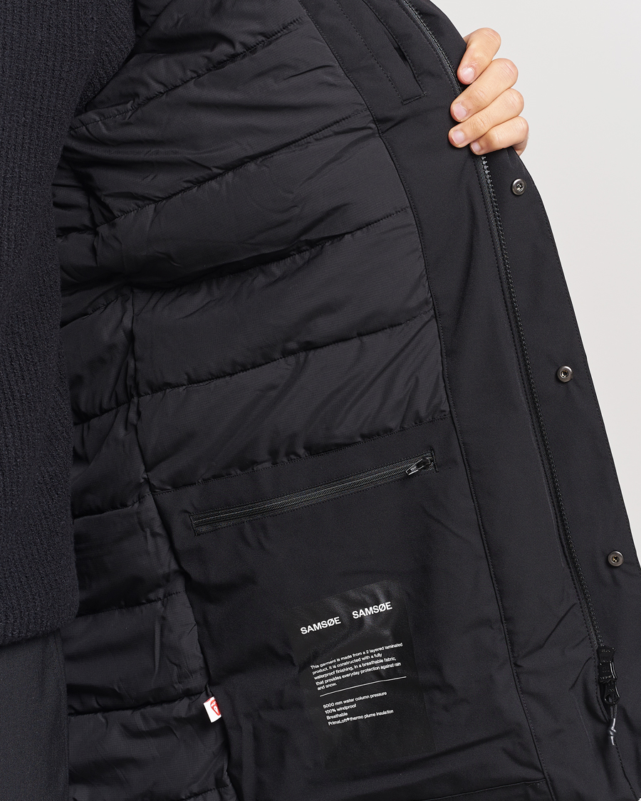 Homme | Manteaux Et Vestes | Samsøe Samsøe | Samsøe & Samsøe Jon Parka Black